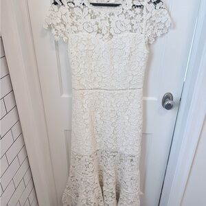 Joie Cream Lace Dress